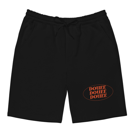 Black Douee Fleece Shorts